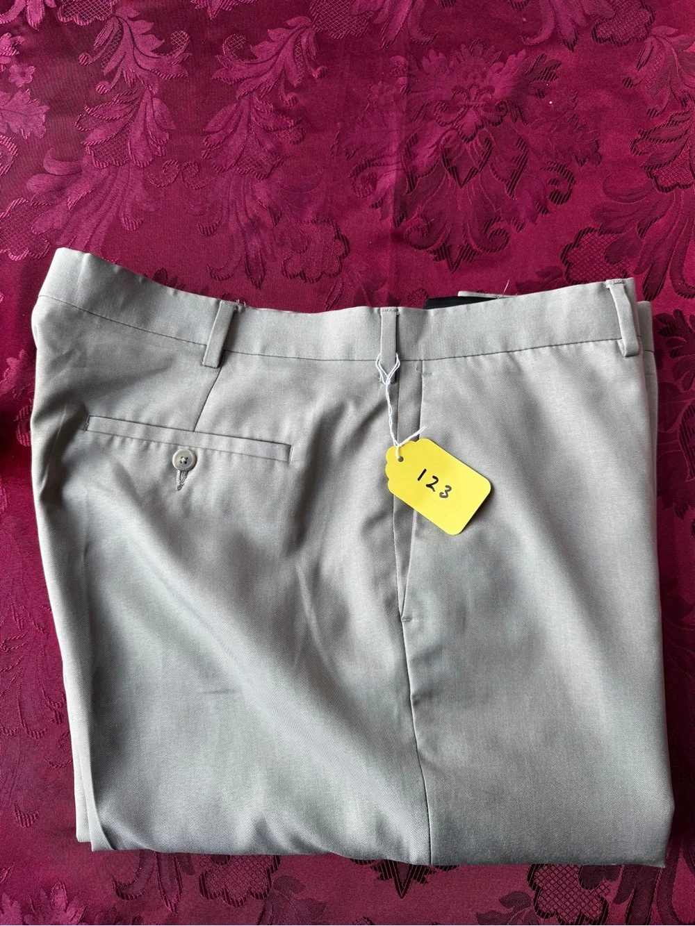 Men's Classic Dress Pants in Light Khaki